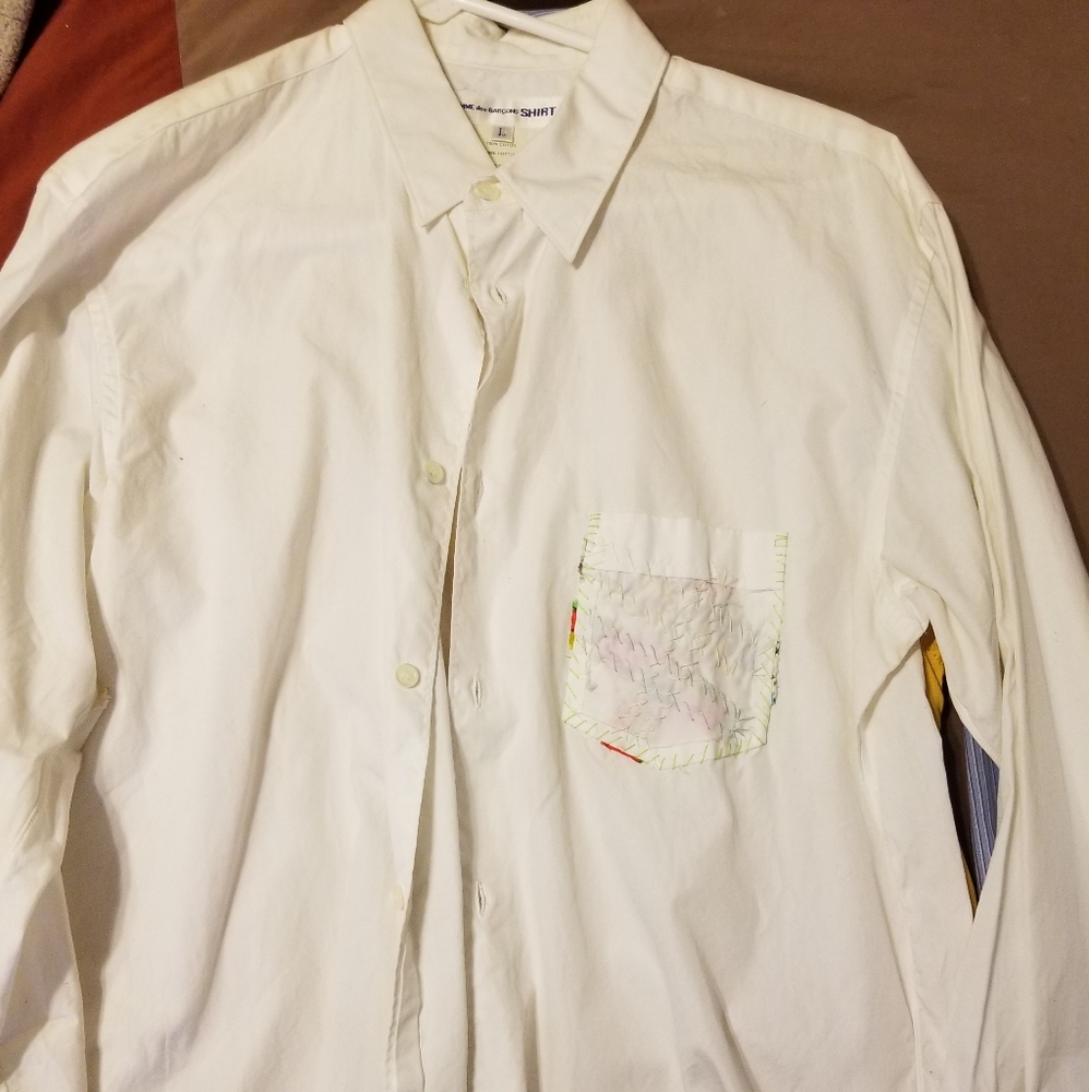 Comme des garcon long sleeve mens shirt
